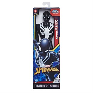 Spider-Man Titan Hero Web Warriors Siyah Zırhlı Spider-Man Figür