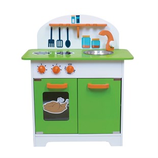 Yeşil Ahşap Mutfak -  - Mutfak Setleri - Doğan Eğitim Araçları - XML