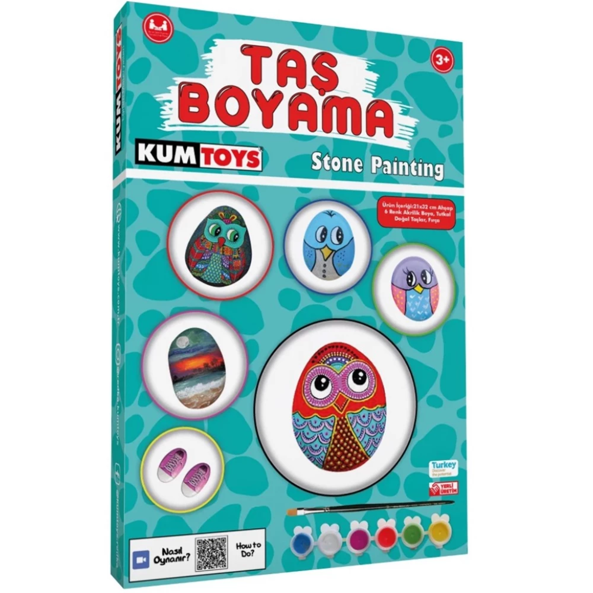 KumToys Taş Boyama Seti Fiyatı - Redka Toys Oyuncakları - Doğan Oyuncak  Dünyası