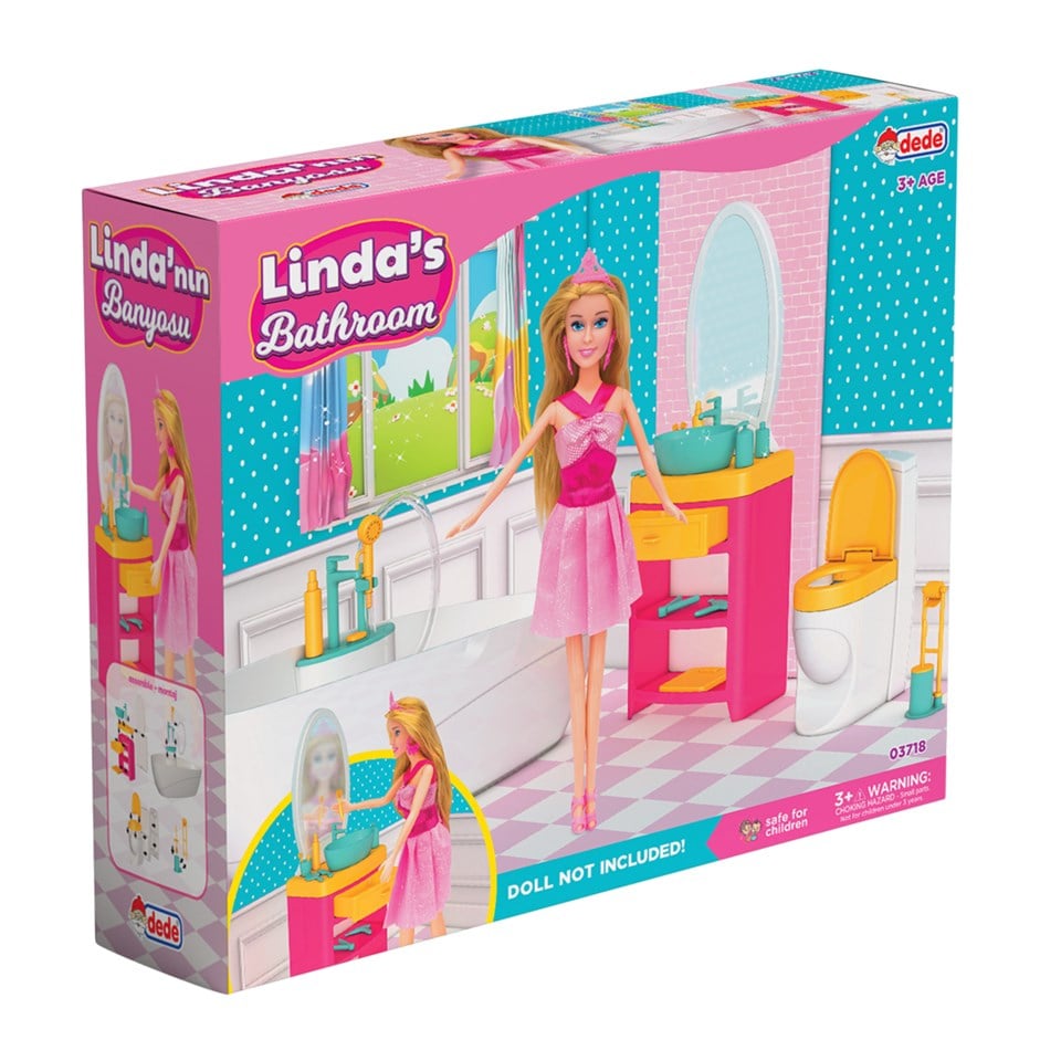 Linda'nın Banyosu - Muhteşem Banyo Oyuncak - Eğlenceli Banyo Seti - Barbie  Banyo Seti Fiyatı - Dede Toys Oyuncakları - Doğan Oyuncak Dünyası