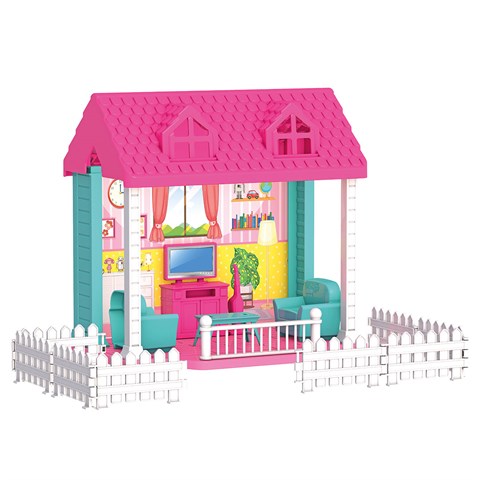 Mila'nın Bahçe Evi - Ev Oyuncak - Milanın Bahçe Ev Seti - Barbie Ev Seti - Rüya Evi - Oyun Evi -  - Ev Setleri - Dede Toys - Fen Toys-03756