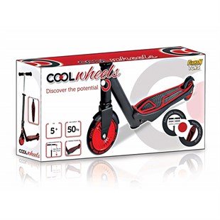 Cool Wheels 2 Teker Scooter +5 Yaş (Kırmızı) -  - Scooter - Furkan Toys - XML