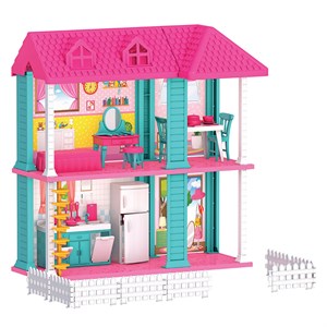 Mila'nın 2 Katlı Rüya Evi - Ev Oyuncak - Milanın Rüya Ev Seti - Barbie Ev Seti - Rüya Evi - Oyun Evi -  - Ev Setleri - Dede Toys - Fen Toys-03757