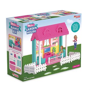 Mila'nın Bahçe Evi - Ev Oyuncak - Milanın Bahçe Ev Seti - Barbie Ev Seti - Rüya Evi - Oyun Evi -  - Ev Setleri - Dede Toys - Fen Toys-03756