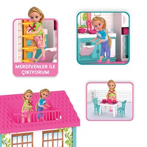 Mila'nın Okyanus Evi - Ev Oyuncak - Milanın Okyanus Ev Seti - Barbie Ev Seti - Rüya Evi - Oyun Evi -  - Ev Setleri - Dede Toys - Fen Toys-03765