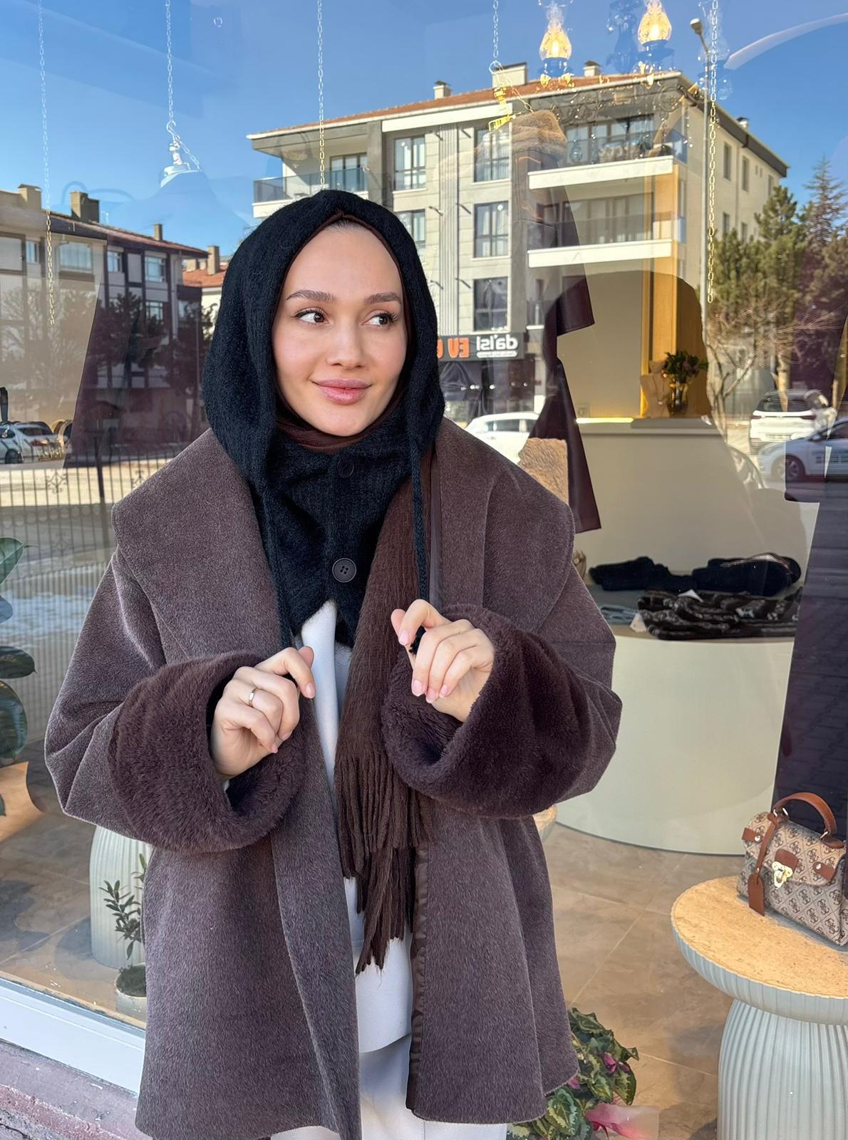 Balaclava Düğme Model-Siyah