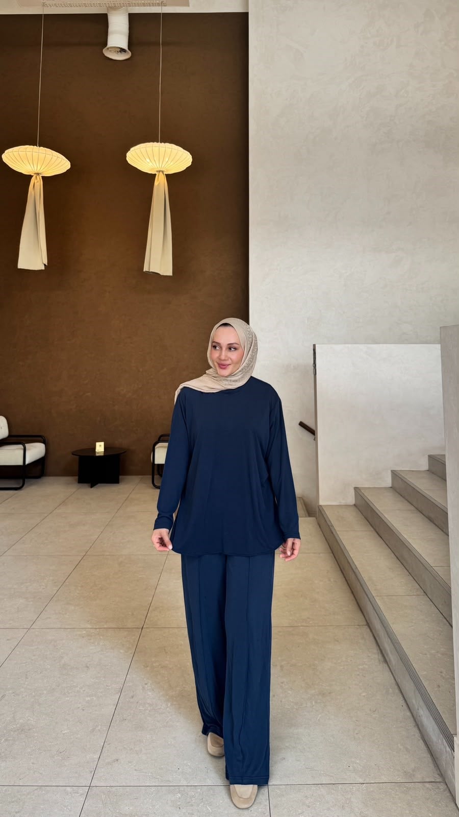 Linda Eşofman Takım - Lacivert