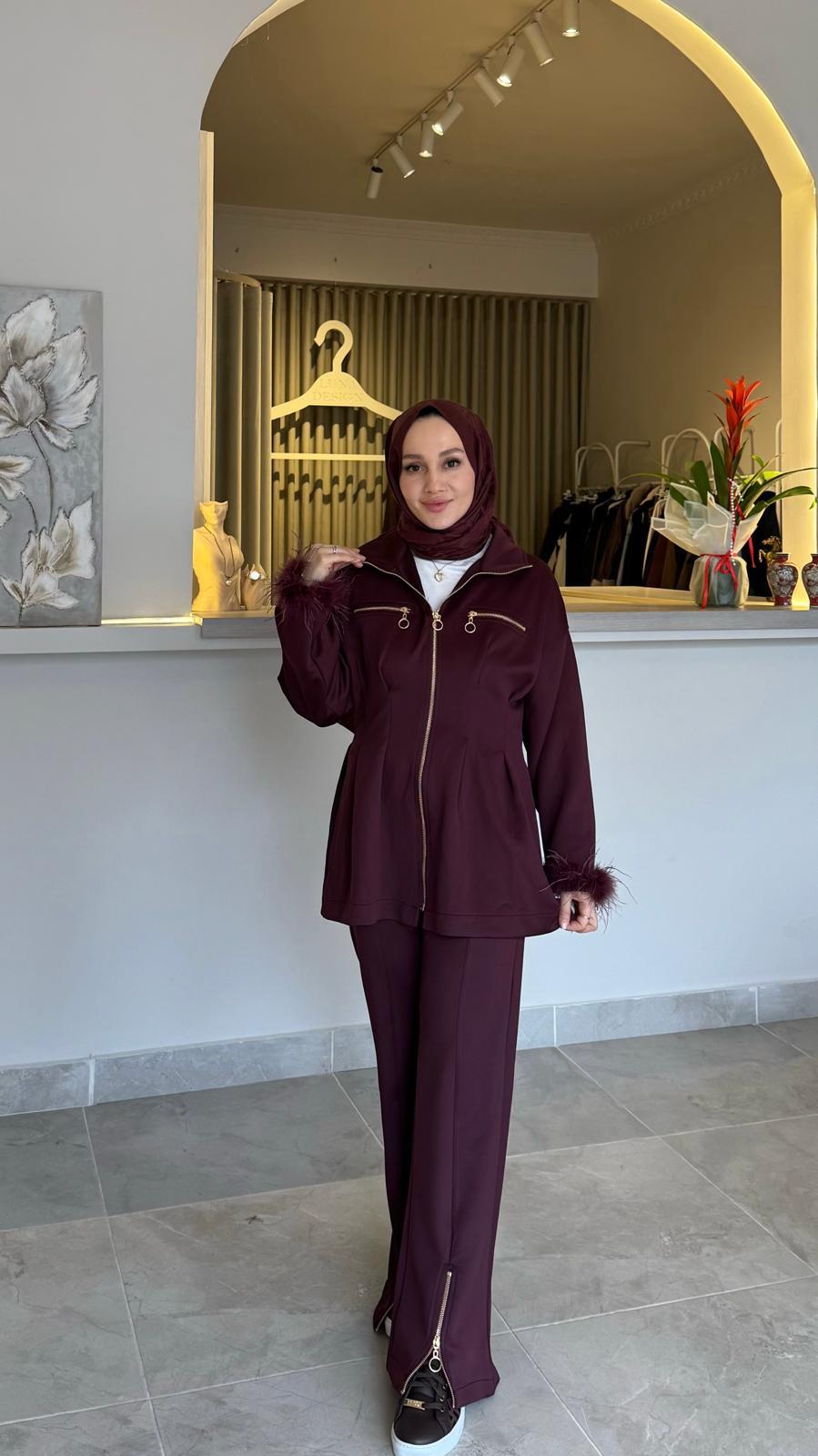 Raffin Takım-Bordo