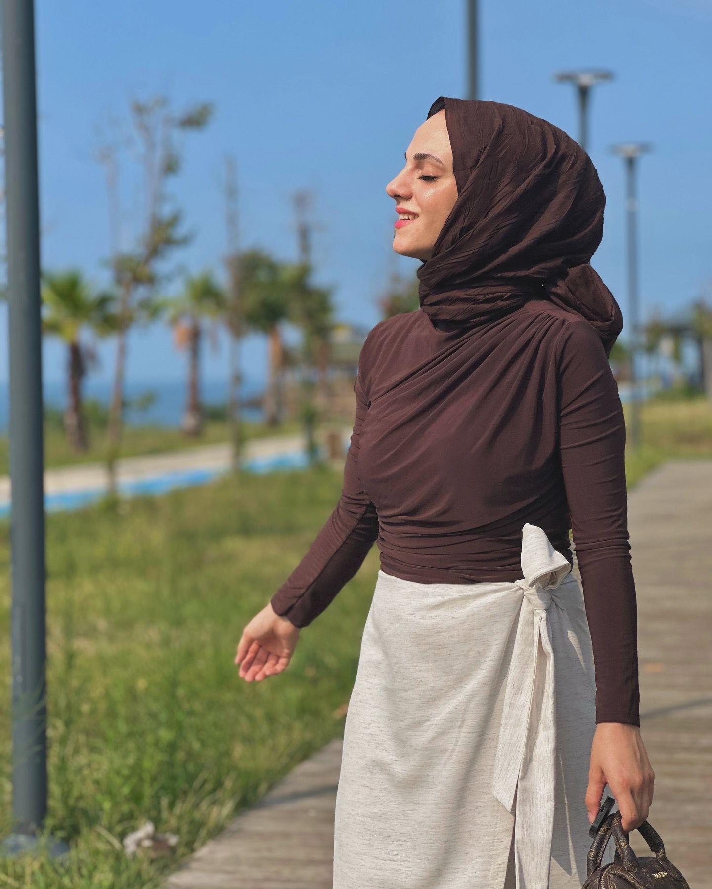 Drape Bluz Acı Kahve