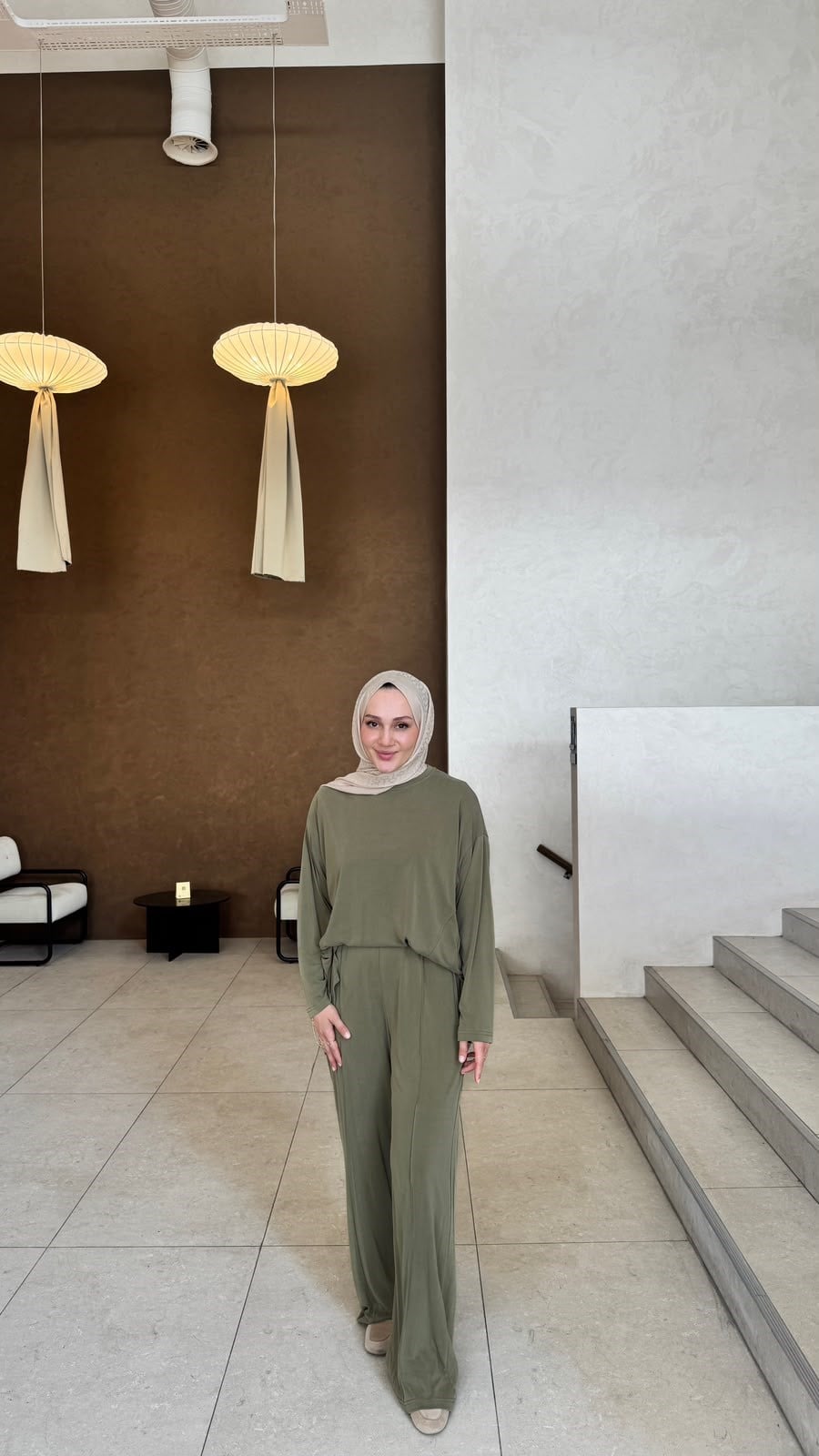 Linda Çima Eşofman Takım - Haki