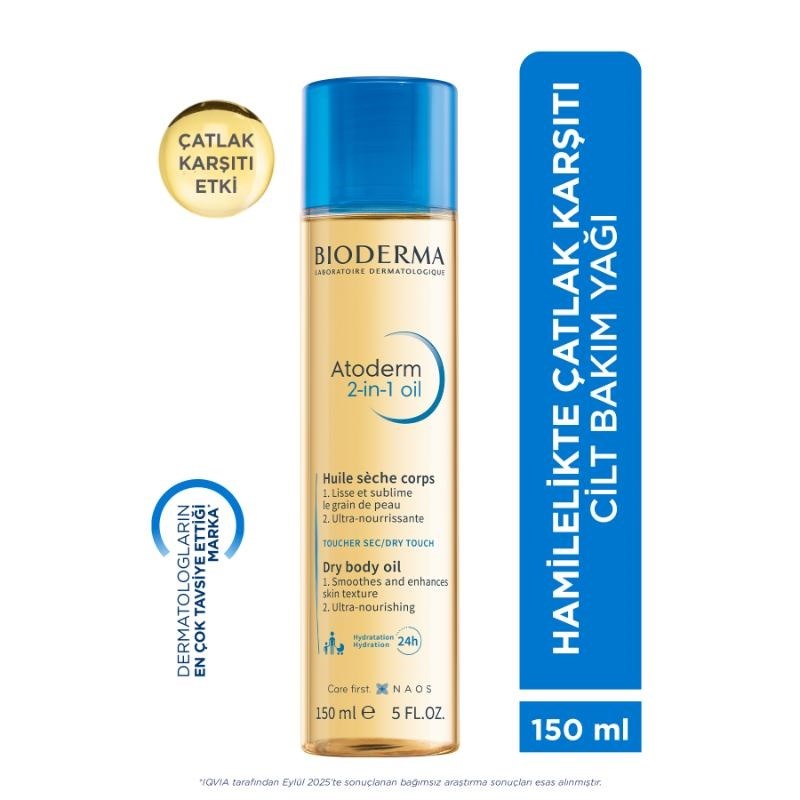 Bioderma Atoderm 2in1 Oil Nemlendirici Kuru Yağ 150 ml