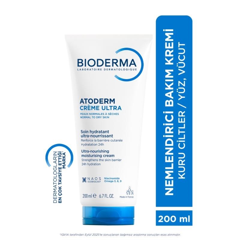 Bioderma Atoderm Vücut Nemlendirici Krem 200 ml