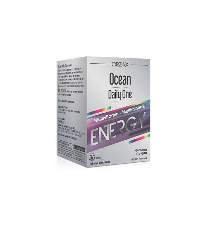 Энергия 30. Ocean Daily one Energy 30+30 Tablet. Океан Дейли уан мультивитамины Энерджи турецкие. Orzax Ocean Koenzim. Orzax Ocean хондроитин.