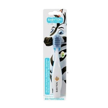 Babyton Bio Çocuk Diş Fırçası Ultra Yumuşak -Zebra