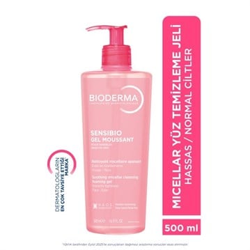 Bioderma Sensibio Temizleyici Jel 500 ml
