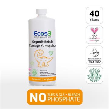 Ecos3 Organik Bebek Çamaşır Yumuşatıcı 1000 ml