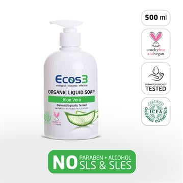 Ecos3 Organik Sıvı Sabun 500 ml - Aloe Vera