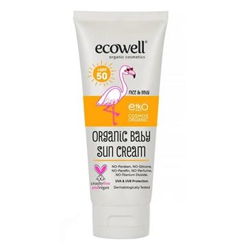 Ecowell Organik Bebek Güneş Kremi Spf50 110 gr