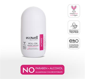 Ecowell Organik Roll On - Kadın 75 ml