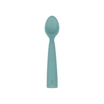 OİOİ Silikon Nam Nam Mama Kaşığı 6 Ay + Aqua Green