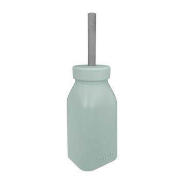 OİOİ Şişe + Pipet 6 Ay+ River Green Powder Grey