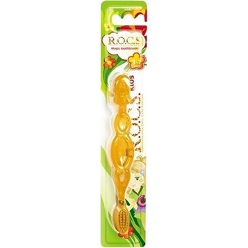 Rocs Kids Çocuk Diş Fırçası 3-7 Yaş-Sarı