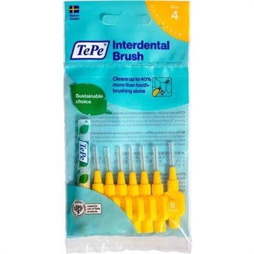 Tepe Arayüz Fırçası 8'li Sarı 0.7 mm