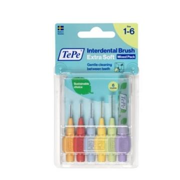 Tepe Blister Extra Soft Arayüz Fırçası Set 6'lı
