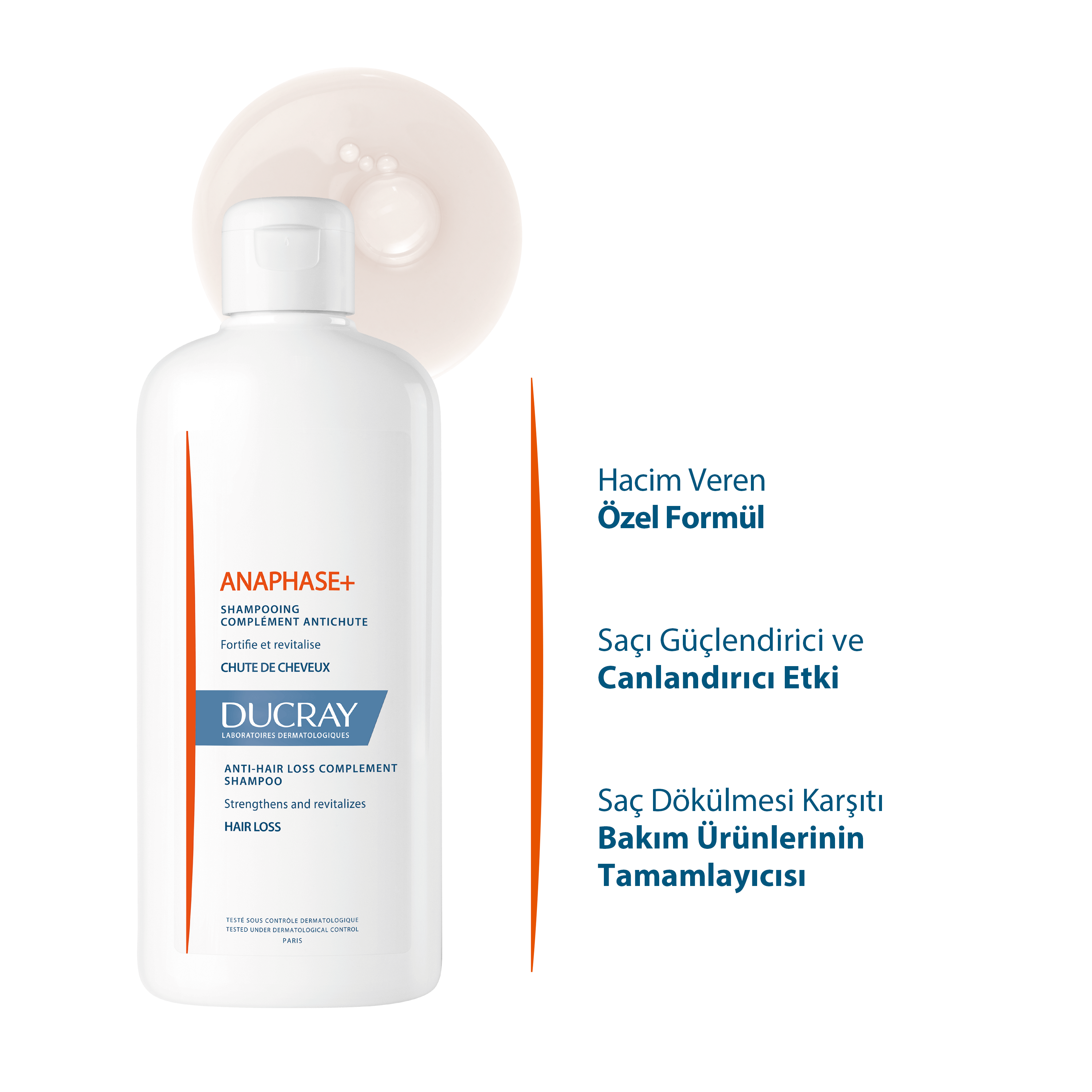 Ducray Anaphase + Şampuan 400 ml - Saç Dökülmesine Karşı | Dermojet