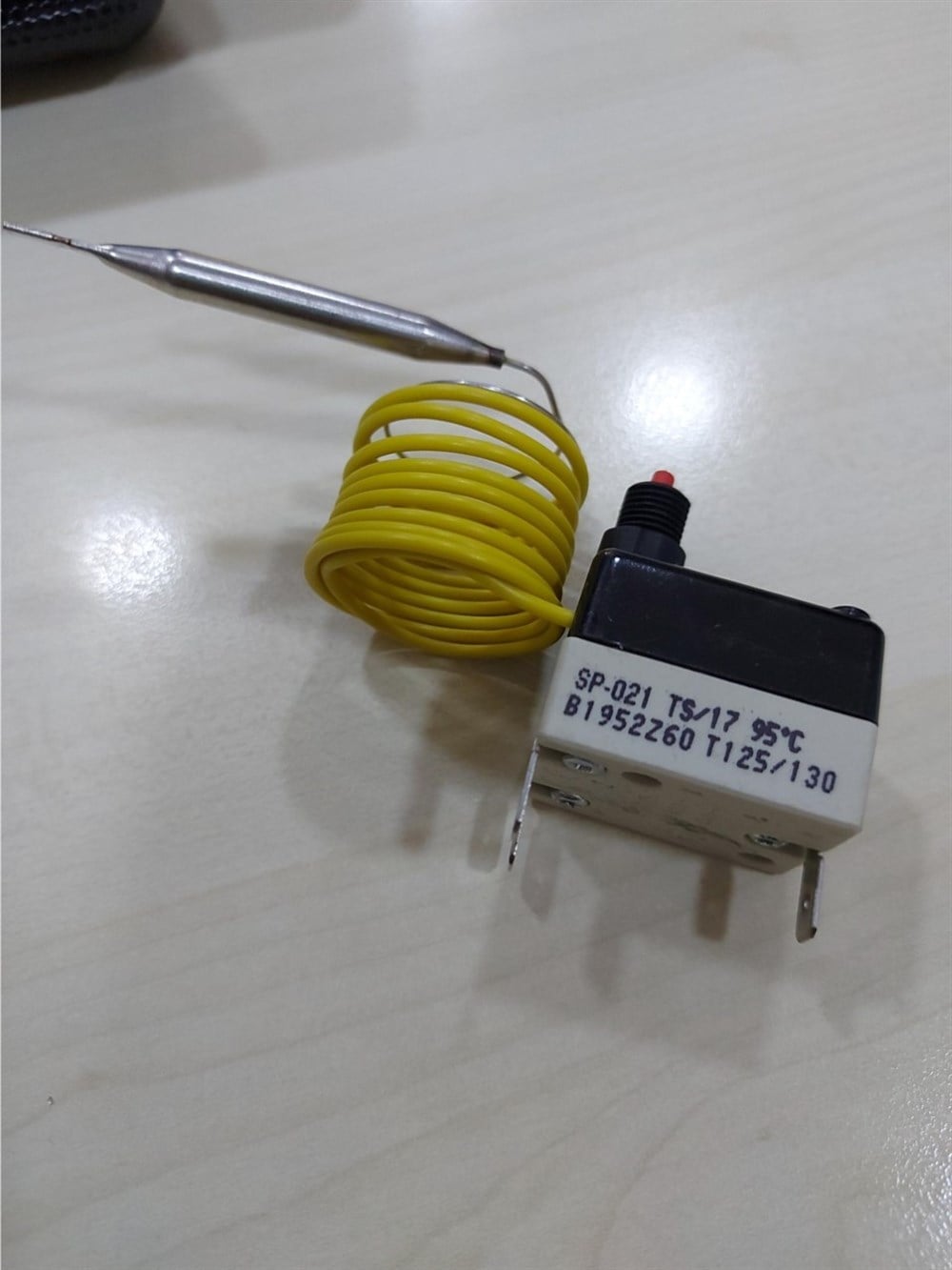 Tecasa SP021 TS/17 95°C Spiralli Limit Emniyet Termostatı