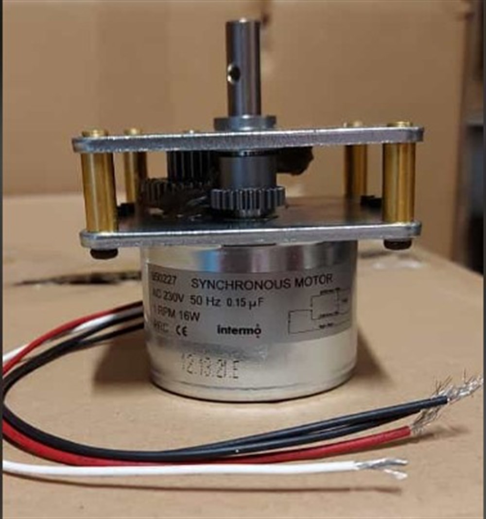 İntermo 1 RPM 16W Döner Makinesi Motoru
