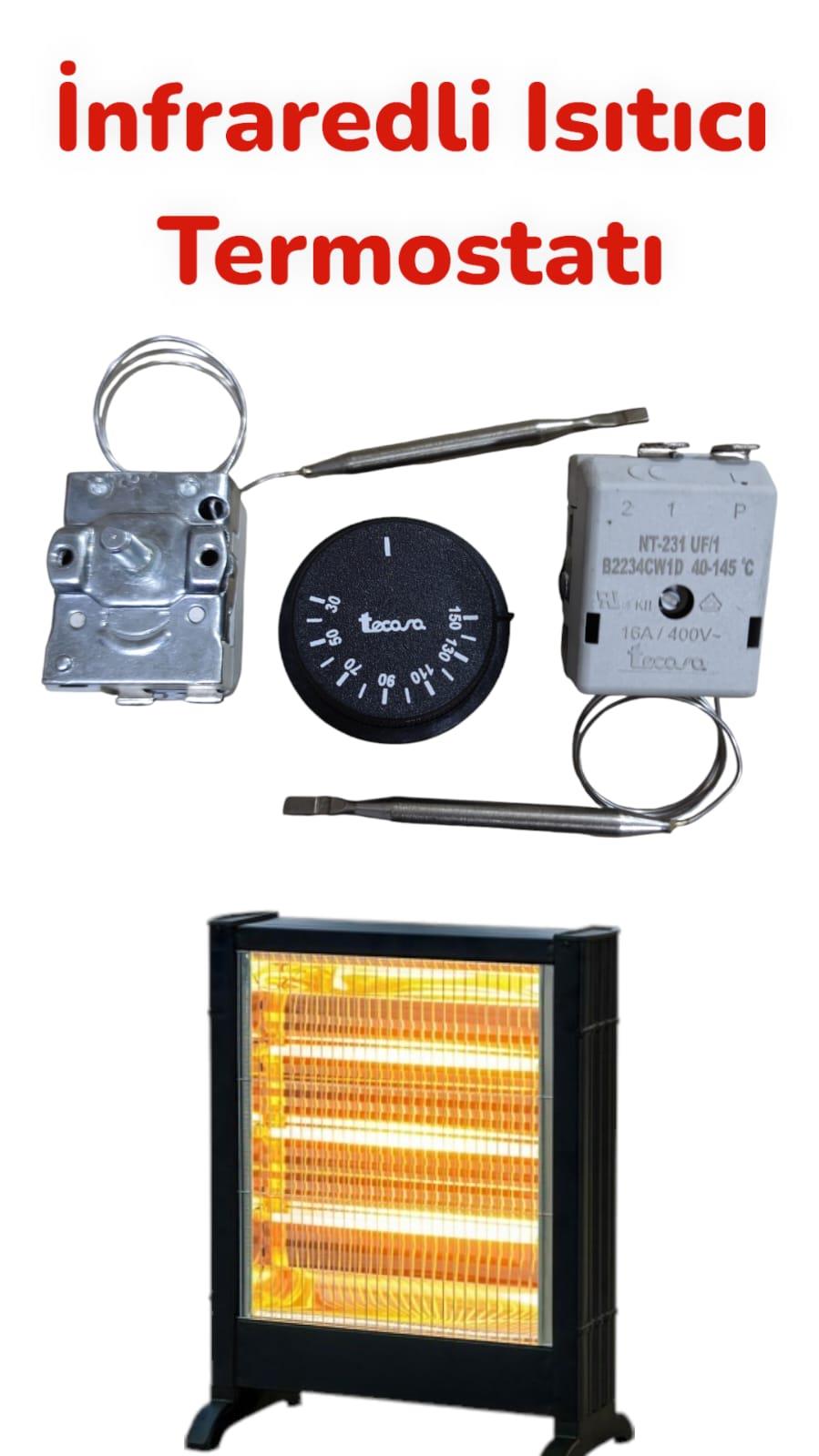 Tecasa 40-145°C NT-231 UF/1 Ufo infrared isıtıcı termostat