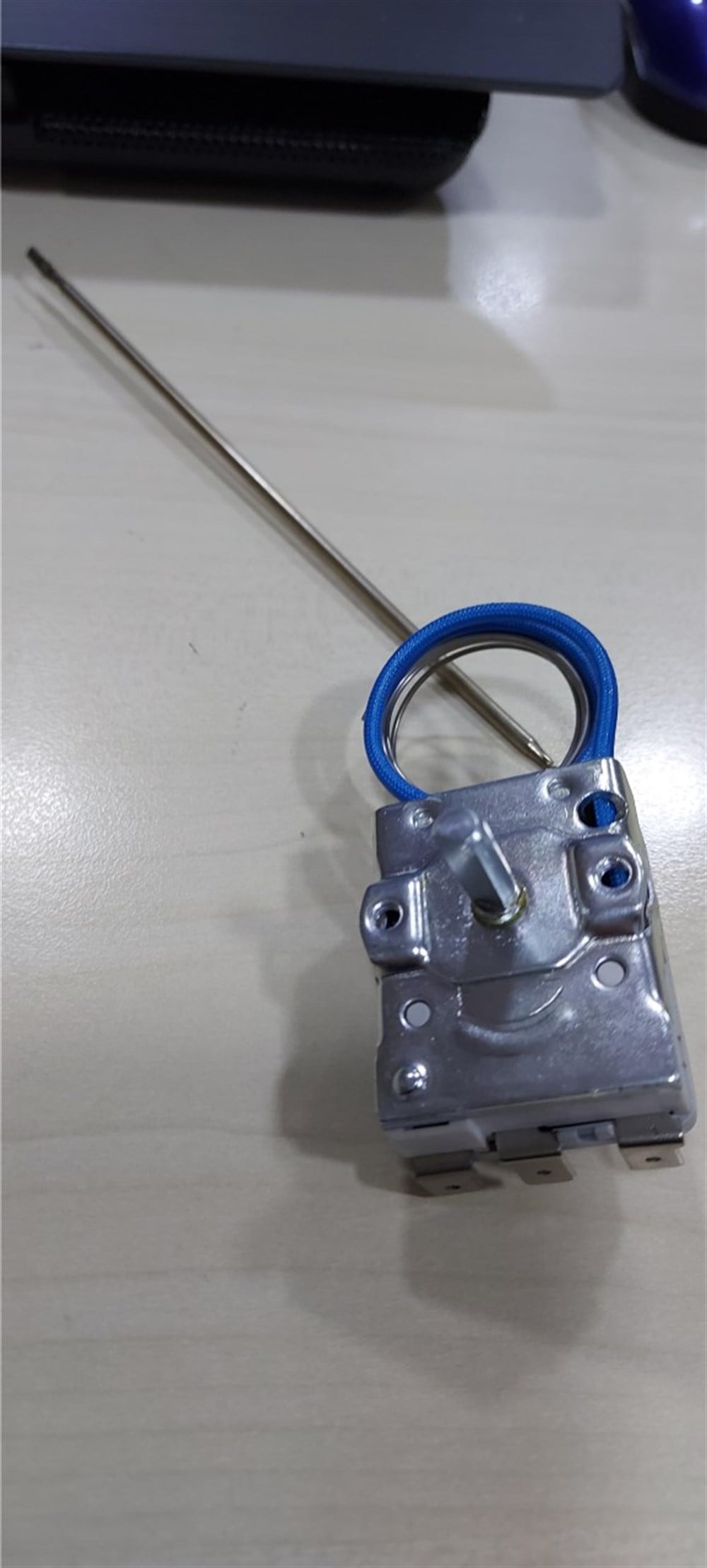 Tecasa 50-320 °C NT202 BO/3 Ayarlı 1 mt. Spiralli Termostat