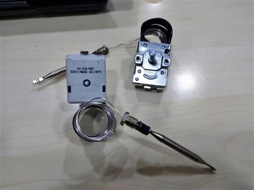 Tecasa 60-190 °C NT234 PAT Ayarlı 2 mt. Spiralli Termostat