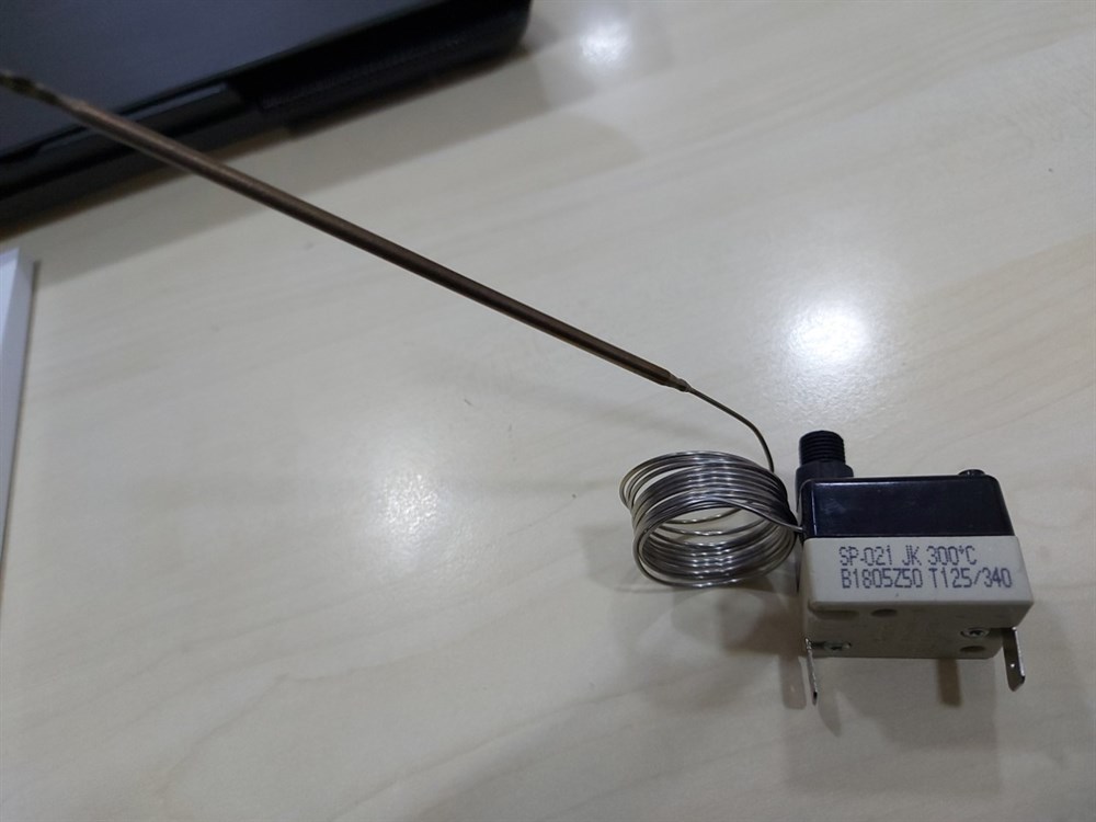 Tecasa SP021JK 300°C Spiralli Limit Emniyet Termostatı