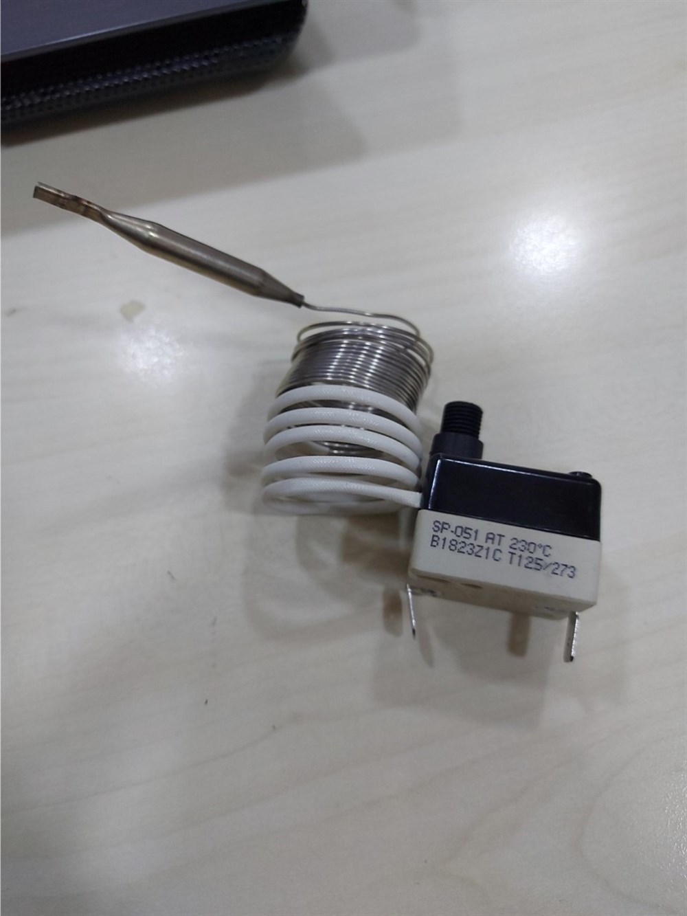 Tecasa SP051AT 230°C Spiralli Limit Emniyet Termostatı