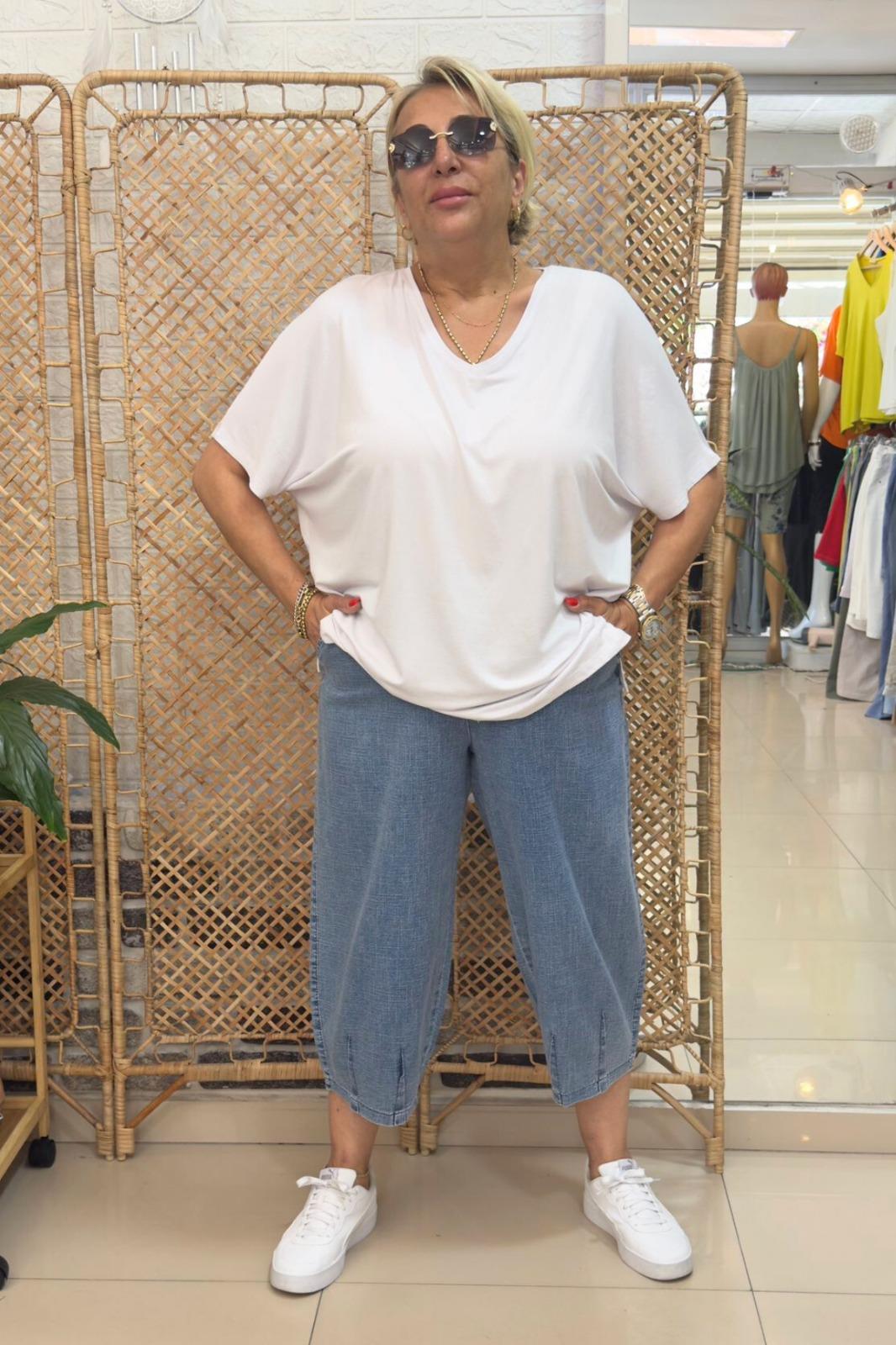 Yandan Cepli, Spor ve Şık Kapri Mavi