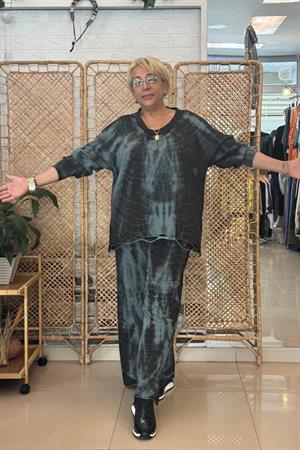 Batik Desen Takım Mavi Desenli