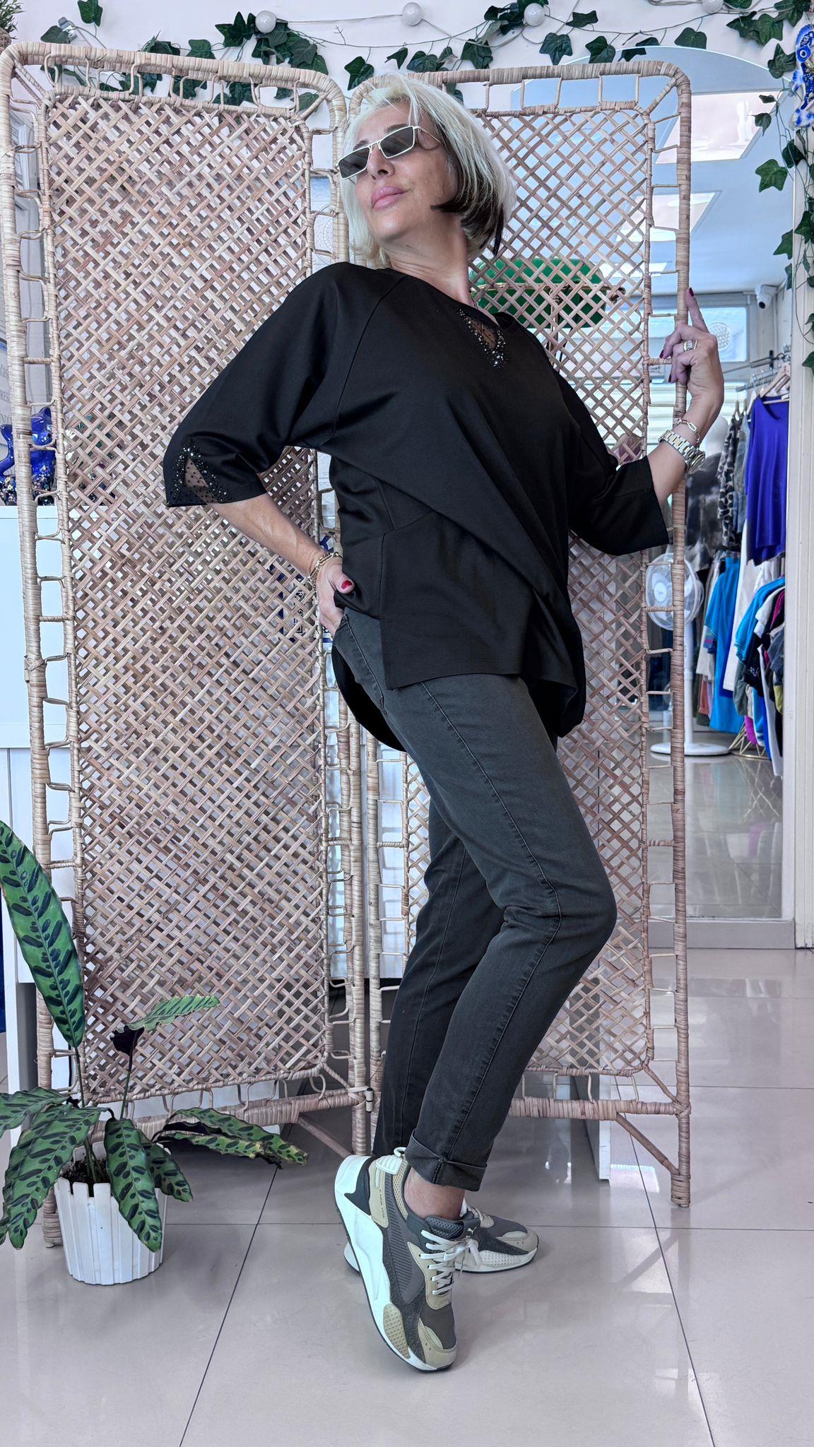 Full Likra Pantolon Antrasit