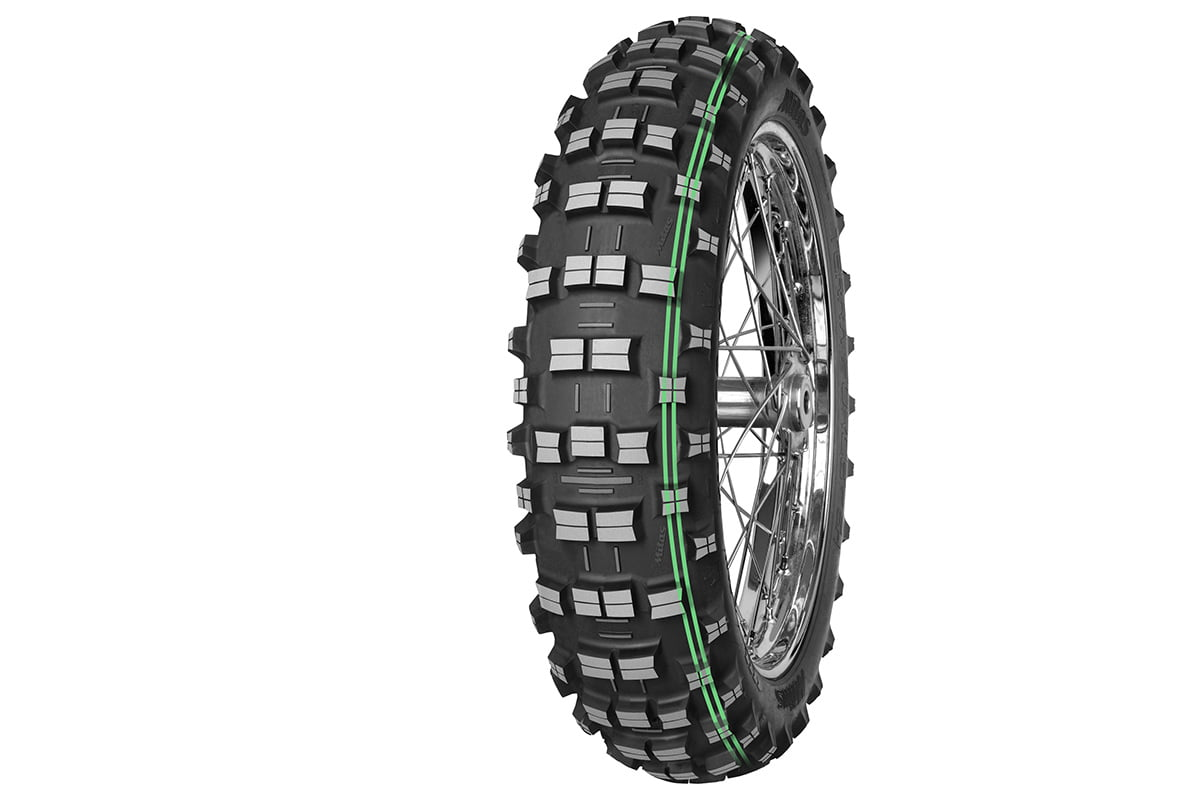 120/100-18 MİTAS TERRA FORCE-EX MH 68M SUPER SOFT ÇİFT YEŞİL ÇİZGİ ARKA LASTİK
