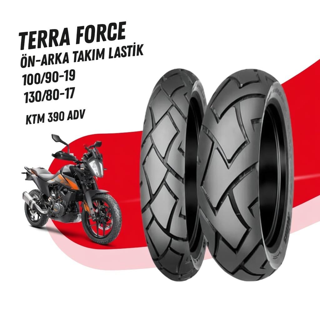 130/80-17-100/90-19 Terra Force Set