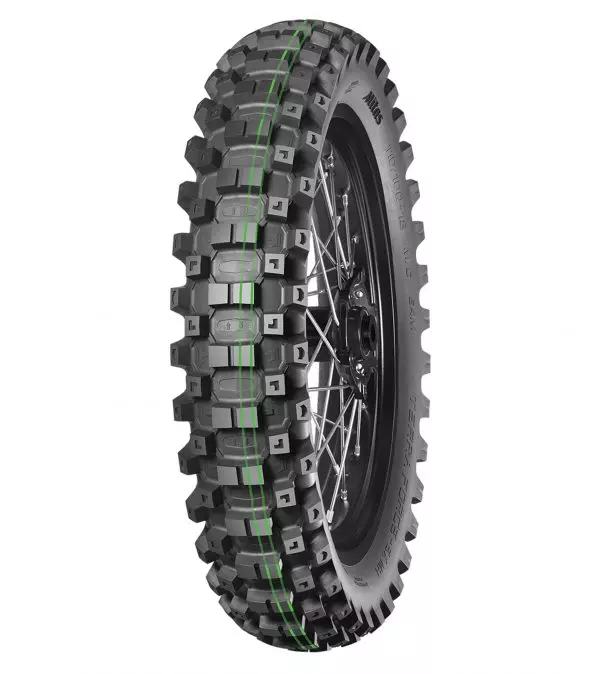 90/100-12 MİTAS TERRA FORCE-EX MH 46M SUPER SOFT ÇİFT YEŞİL ÇİZGİ ARKA LASTİK