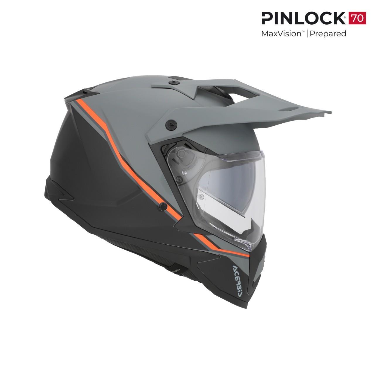 Acerbis Assault Graphıc 22-06 Kask Siyah Turuncu