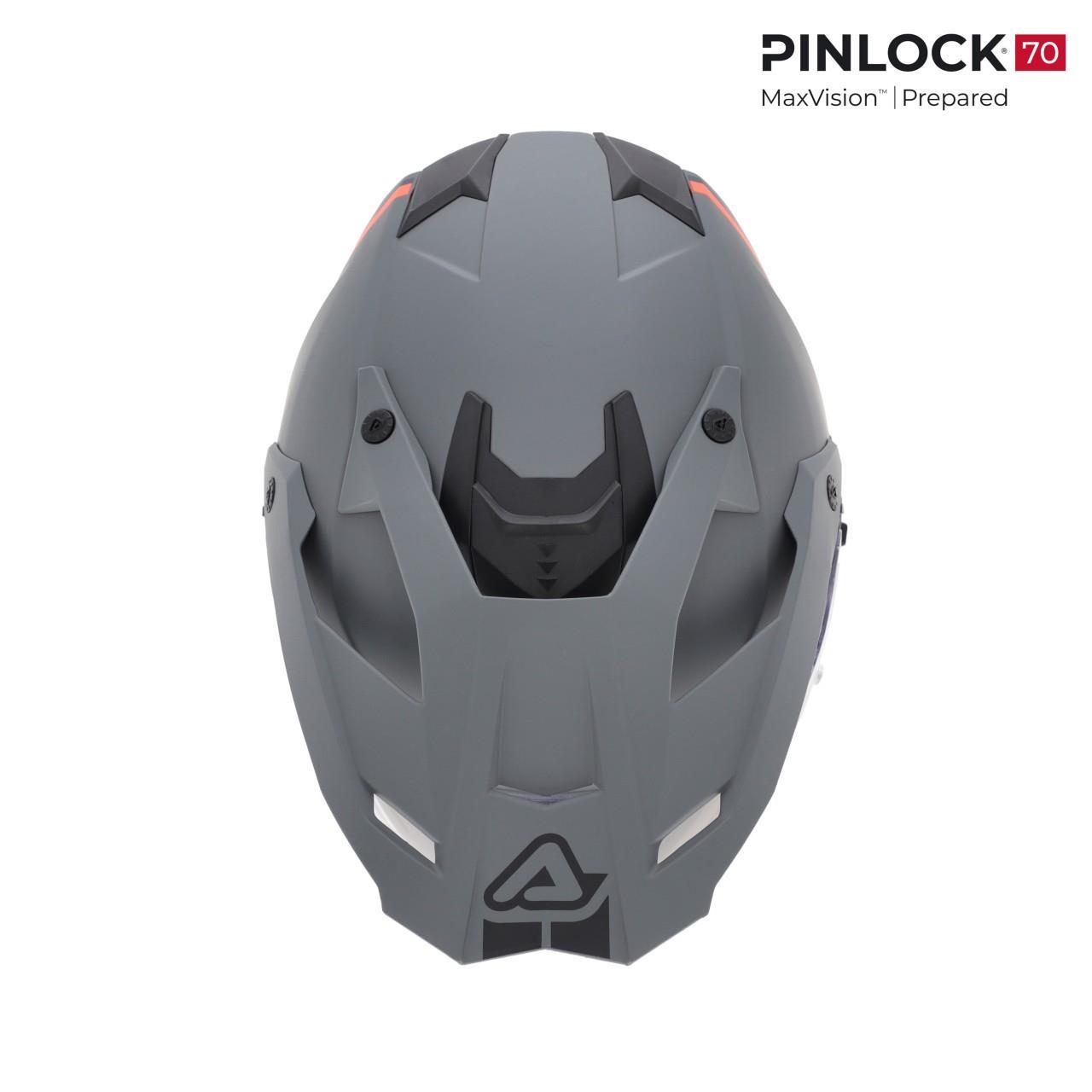 Acerbis Assault Graphıc 22-06 Kask Siyah Turuncu