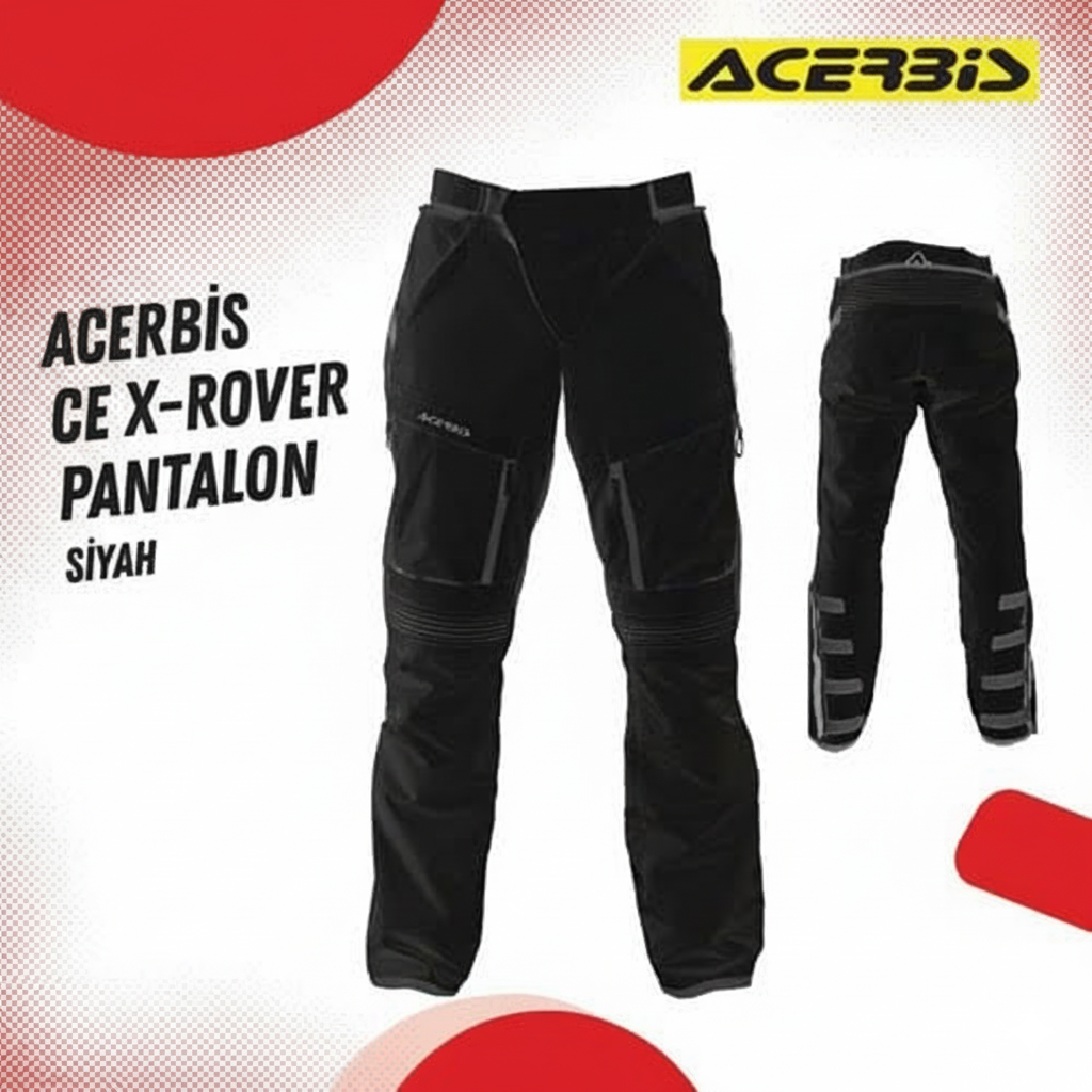 Acerbis Ce X-Rover Pantolon Siyah