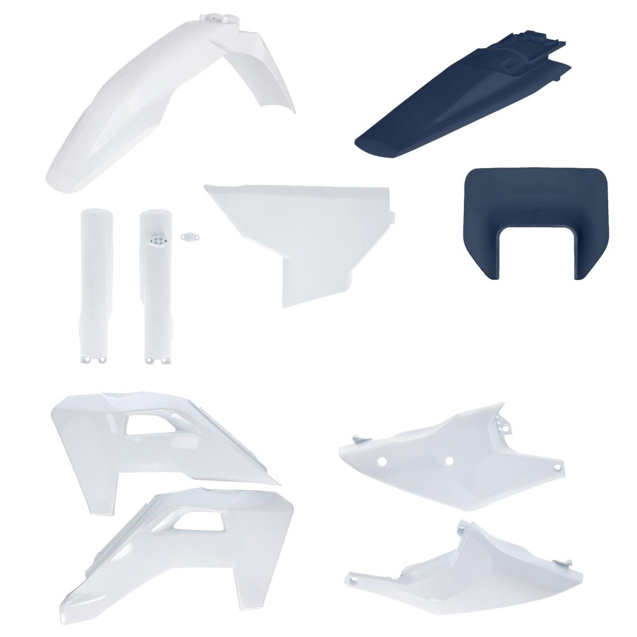 Acerbis Husqvarna Te Fe 26-27 Full Grenaj Set Beyaz Mavi