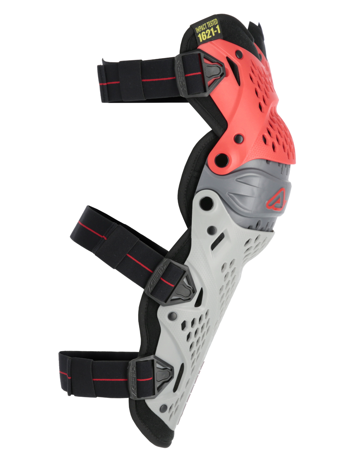 Acerbis Impact Pro Dizlik Kırmızı Gri