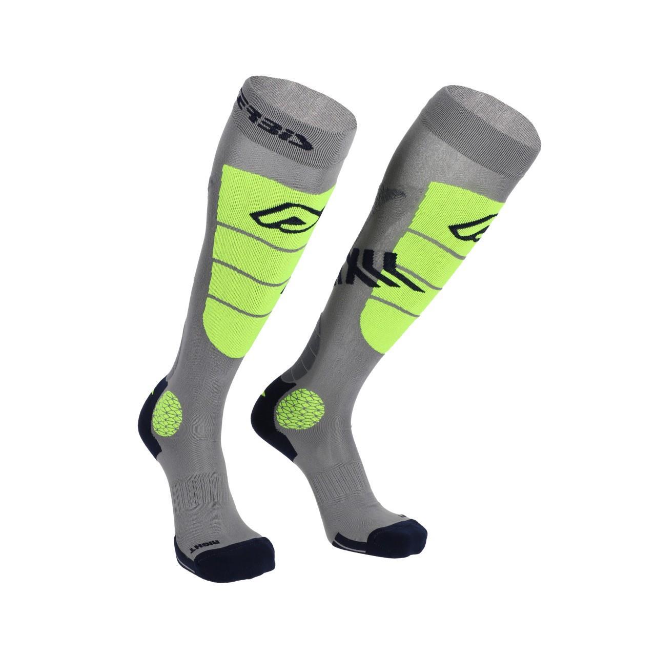 Acerbis Impact Vented Çorap Gri Turuncu