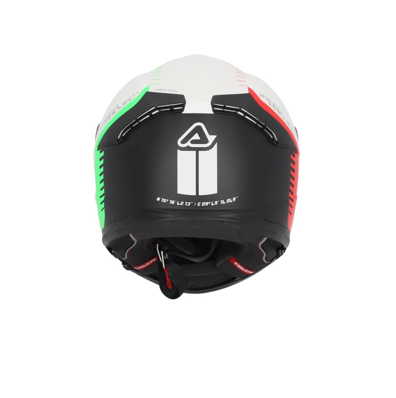 Acerbis Krapon 22-06 Kask Beyaz Yeşil