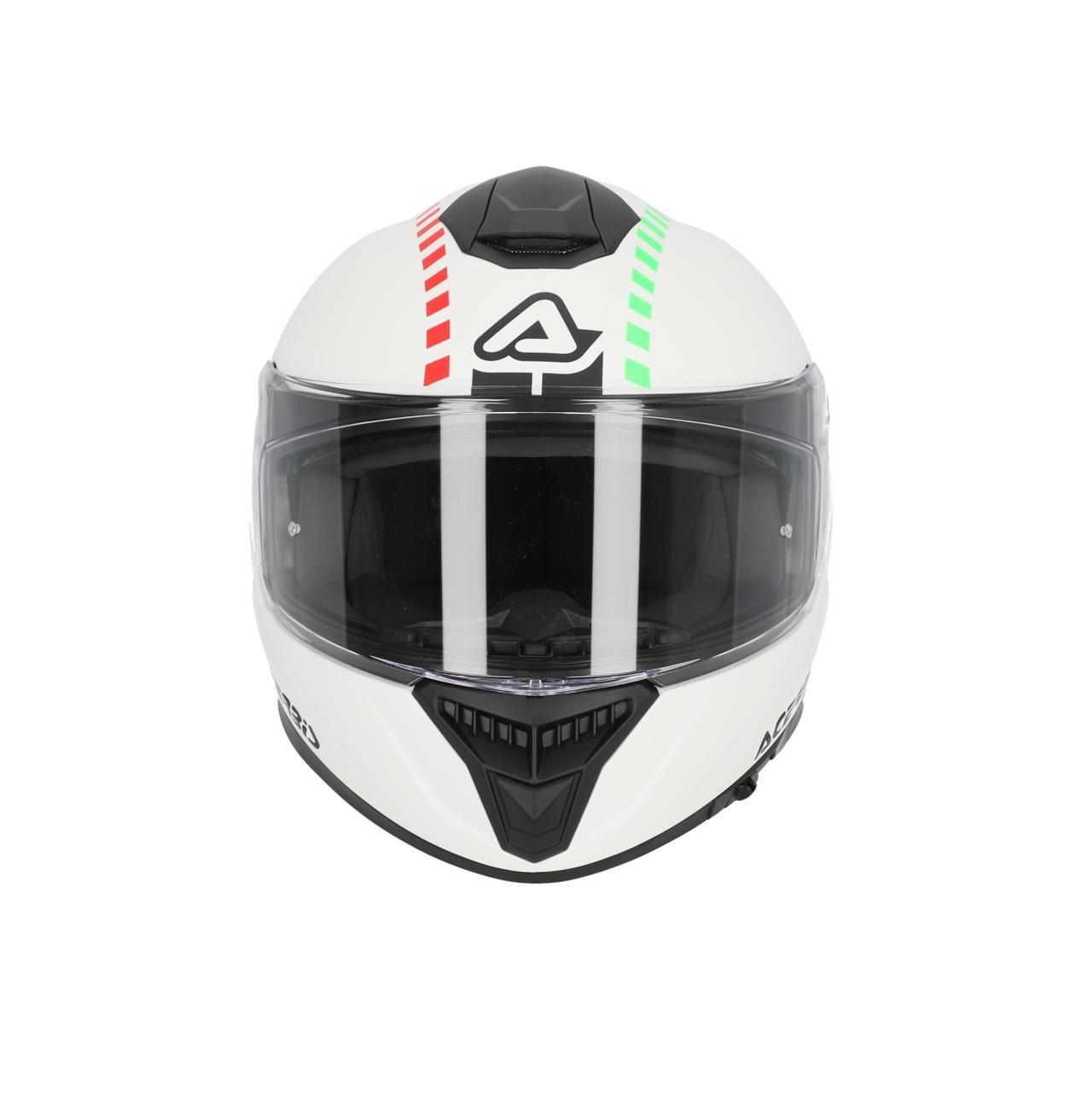 Acerbis Krapon 22-06 Kask Beyaz Yeşil